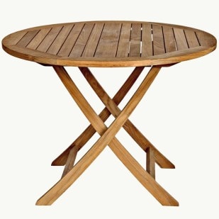Cambridge 40" Folding Teak Table