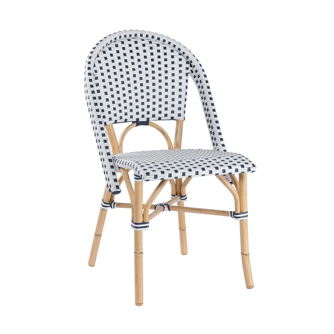 Café Stacking Aluminum Dining Side Chair