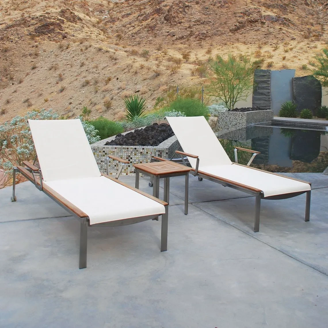 Tivoli Sling Chaise Lounge view 2
