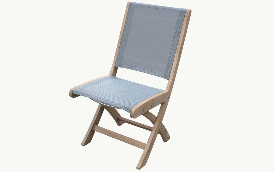 Riviera Folding Teak Side Chair