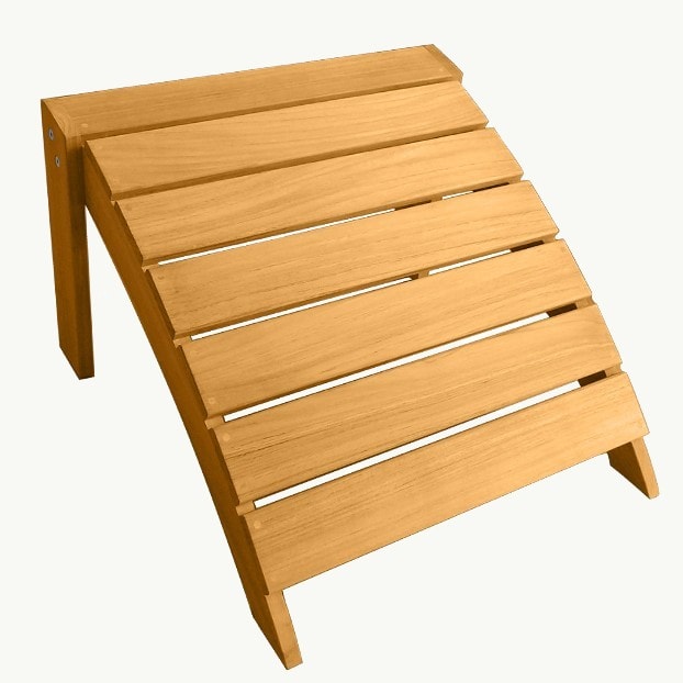 Teak Adirondack Ottoman