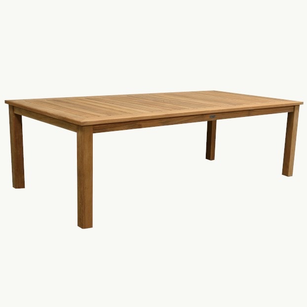 Newport 86" Teak Rectangular Dining Table