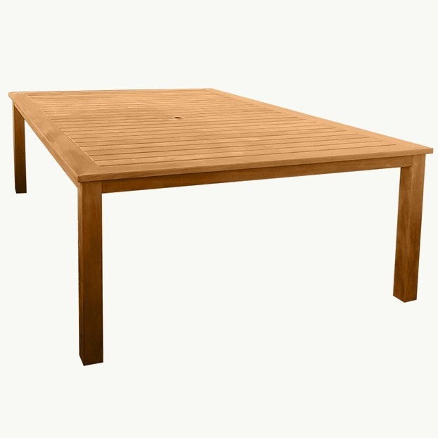 Newport 86" x 62" Wide Teak Dining Table