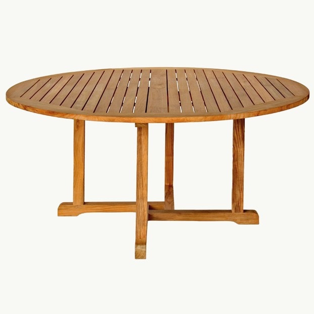 Oxford 60" Teak Round Dining Table